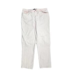 Gloria Vanderbilt Pale Pink Straight Leg Jeans